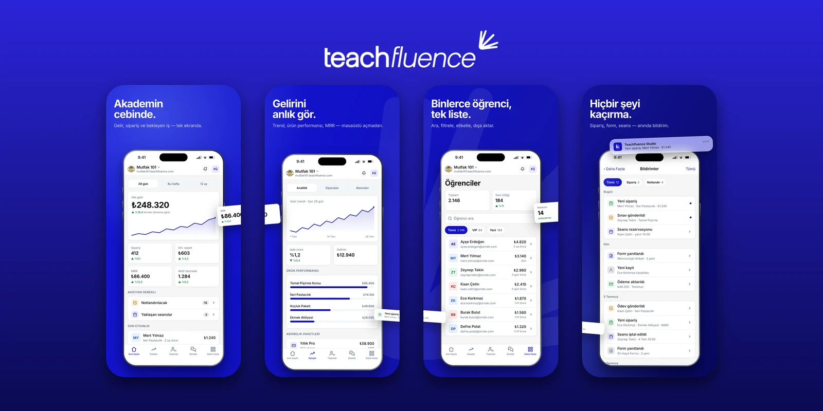 Teachfluence Studio, the admin companion app