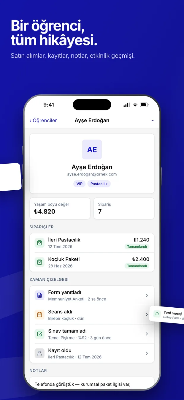 Profile, Teachfluence Studio screenshot